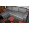 Image 1 : GREY FABRIC SECTIONAL PULLS OUT INTO A QUEEN BED