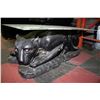 Image 1 : "BLACK PANTHER" GLASS TOP COFFEE TABLE