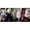 Image 1 : PORCELLIAN COLLECTABLE DOLLS X 6