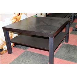 BROWN SQUARE COFFEE TABLE