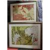 Image 1 : TWO LARGE FLOWER PAINTINGS