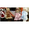 Image 1 : ESTATE PORCELAIN DOLLS X 4