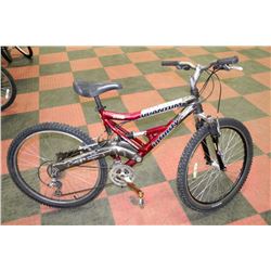 INFINITY 24 SPEED FULL SUSPENSION MOUNTAIN BIKE