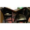 Image 1 : NEW BAR TABLE WITH 4 LEATHERETTE SIDECHAIRS