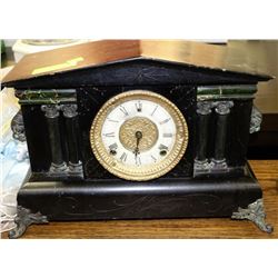 BLACK MANTLE CLOCK