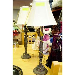 SET OF 2 MATCHING LAMPS WITH SHADES