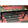 Image 1 : METAL & TILE COFFEE TABLE - 31" X 14" X 18.5"H
