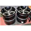 Image 1 : SET OF FOUR 17" FIVE BOLT RIMS