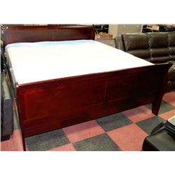 NEW CHERRYWOOD KING SIZE BEDFRAME CRACK ON