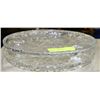Image 1 : PAIR OF FOOTED CRYSTAL CAKE PLATES