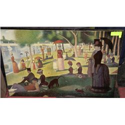 GARDEN PARTY CANVAS PAINTING