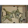Image 1 : 3 VINTAGE FLYING GEESE BRASS WALL DECOR