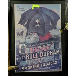 SMOKING TOBACCO FRAMED POSTER