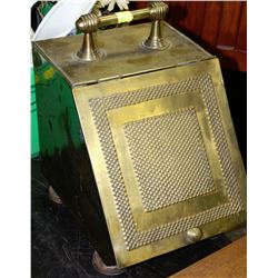 BRASS COAL BUCKET