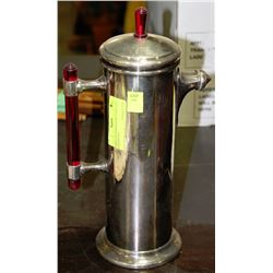BAKELITE HANDLED SILVERPLATED COFFEE POT