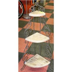 CORNER CAST IRON PLANT HOLDER