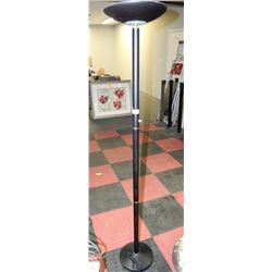 BLACK HALOGEN POLE LAMP