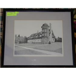 FRAMED PIC OF LAC LA BICHE GENERAL HOSPITAL