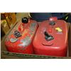 Image 1 : LOT OF 2 BOAT GAS TANKS