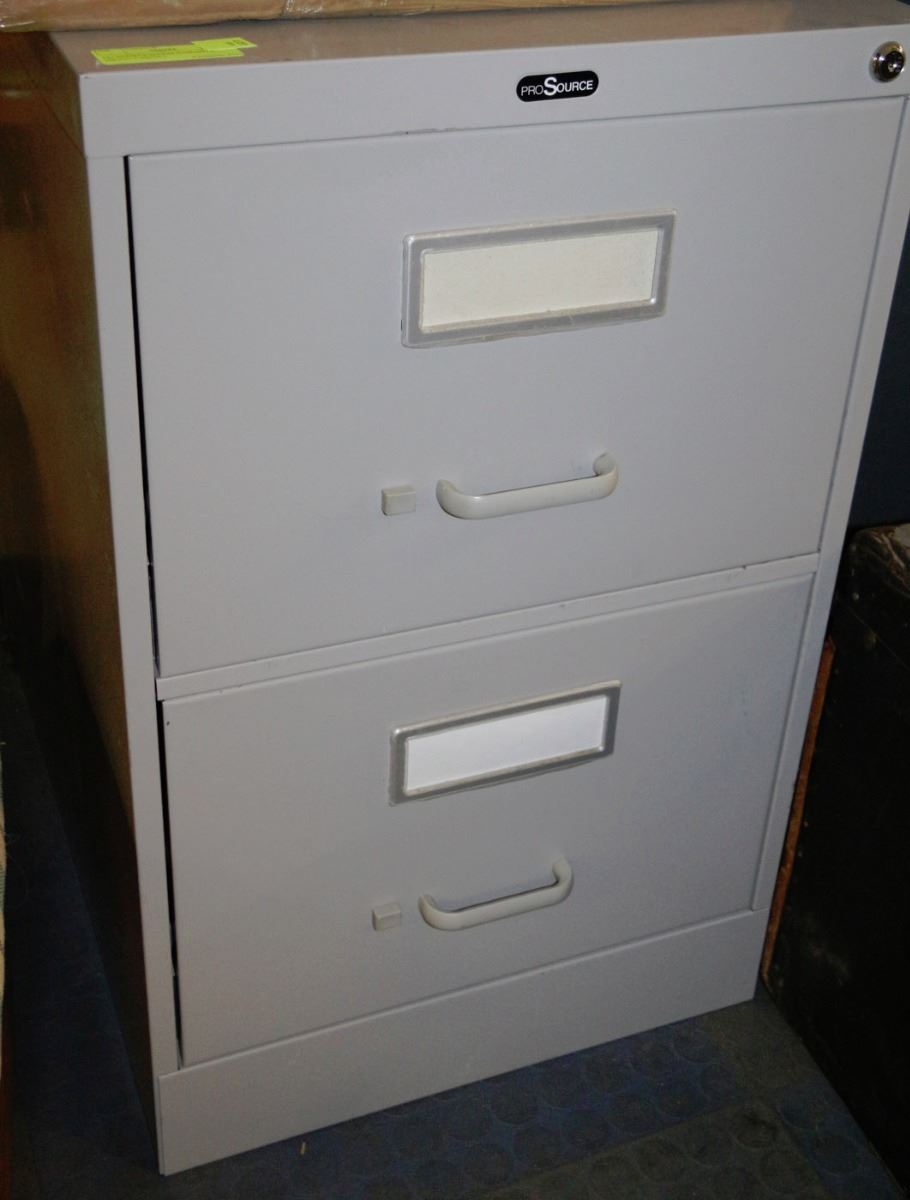 Prosource Metal 2 Drawer Filing Cabinet