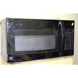 BLACK KENMORE OVER THE STOVE MICROWAVE BLACK