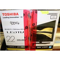 TOSHIBA  22" HD LCD TV