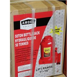 HYDRAULIC BOTTLE JACK - 50 TON