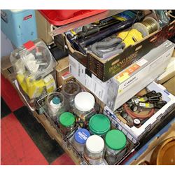 PALLET OF CONTRACTORS TOOLS & ACCESSORIES