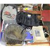 Image 1 : PALLET OF TOOLS, CAMERA, & NEW UNCLAIMED PARTS FOR