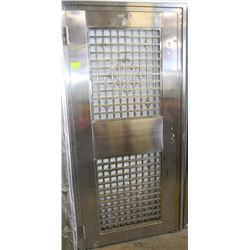 STAINLESS STEEL DOOR & FRAME 41-1/2"X82"ON CHOICE