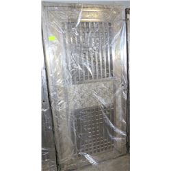 STAINLESS STEEL DOOR & FRAME  39"X81"ON CHOICE