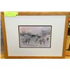 Image 1 : FRAMED INGA CLAUSSEN WINTER SCENE PRINT