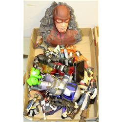 FLAT WITH  ACTION FIGURES INCLUDING JOHNNY DEPP AS