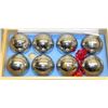 Image 1 : BOCCE BALL SET WITH CASE