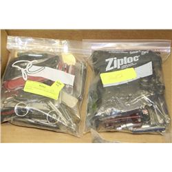 LOT OF 2 BAGS OF UTILITY POCKET KNIVES