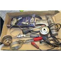 BOX OF MECHANICAL TOOLS INCL.TIMING LIGHT,DIESEL