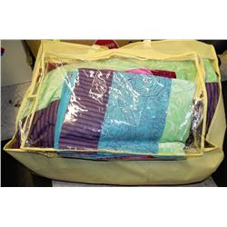 NEW QUEEN SIZE BED SET WITH BLANKET & 2 PILLOW