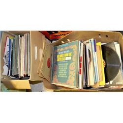 2 BOXES OF ASSORTED RECORDS