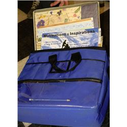 FISKARS SCRAPBOOKING BAG WITH MATERIALS