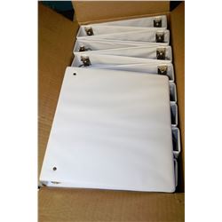 BOX OF BINDERS