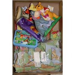 BOX OF WINNIE THE POOH INCLUDING CURTAINS