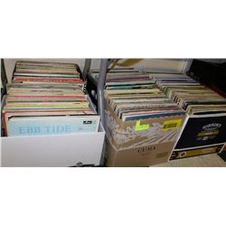 6 BOXES OF ASSORTED RECORDS