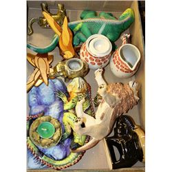 FLAT OF AFRICAN ITEMS