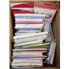 Image 1 : BOX WITH OVER 200 GREETING CARDS,NOTEPADS &