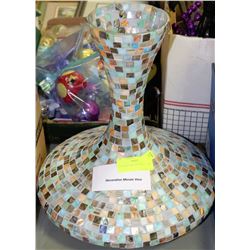 LARGE DECORATIVE MOSAIC VASE