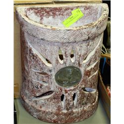 CANDLE HOLDER WITH GLASS