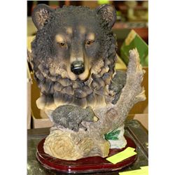 BEAR HEAD ORNAMENT