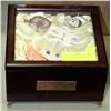 Image 1 : JEWELLERY BOX WITH QUARTZ CRYSTAL PENDANT &