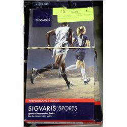 LOT OF 2 MEDICAL GRADE SIGVARIS COMPRESSION SOCKS