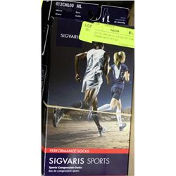 LOT OF 2 MEDICAL GRADE SIGVARIS COMPRESSION SOCKS